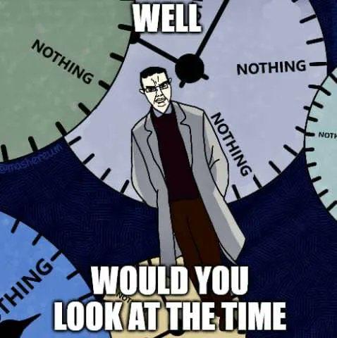 Well<br/>Would You Look At The Time